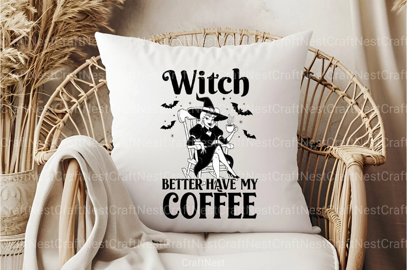 Halloween Witch Coffee Clipart Bundle - CraftNest - Digital Crafting and Art