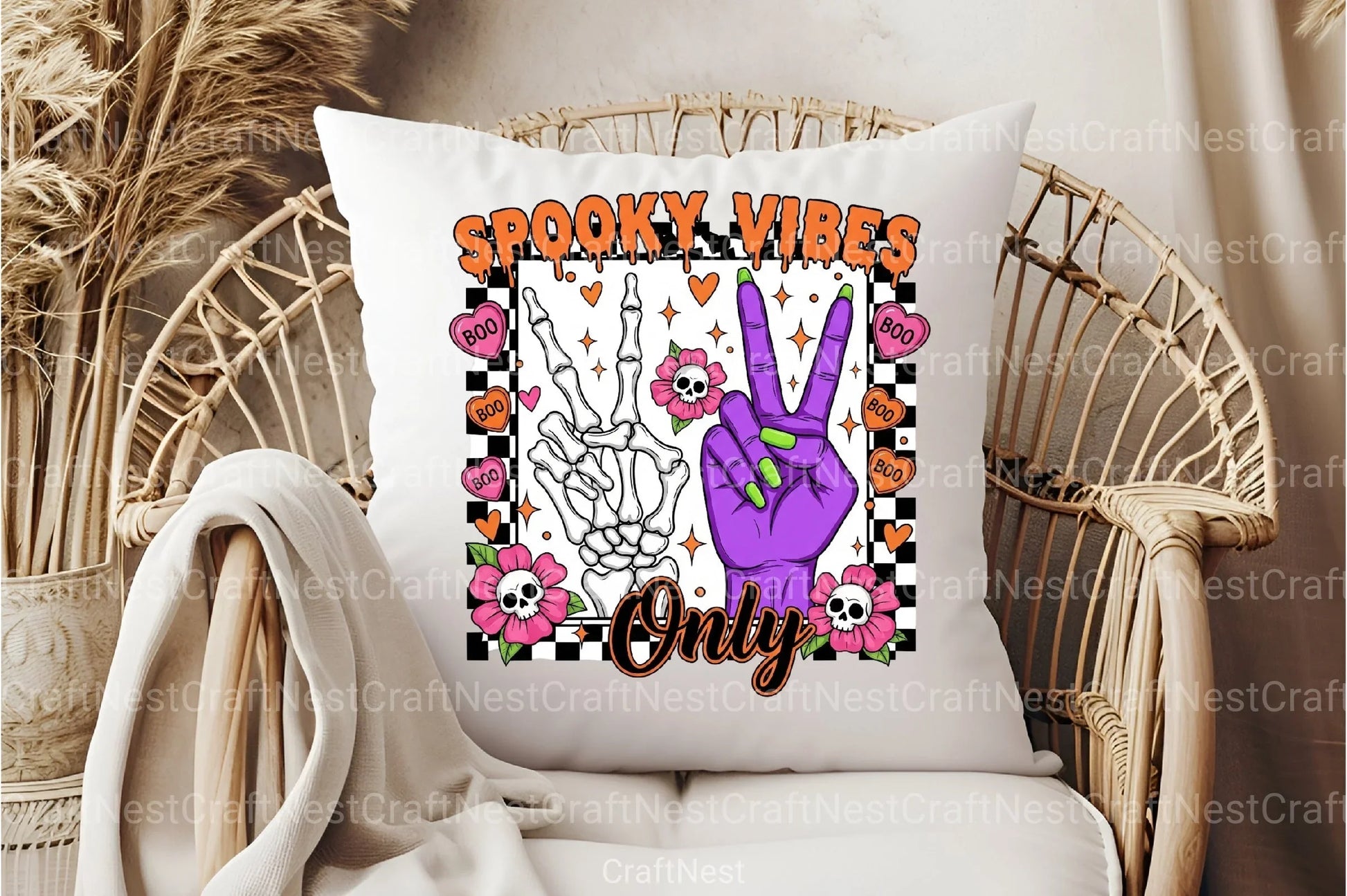 Retro Halloween Spooky Clipart Bundle - CraftNest - Digital Crafting and Art