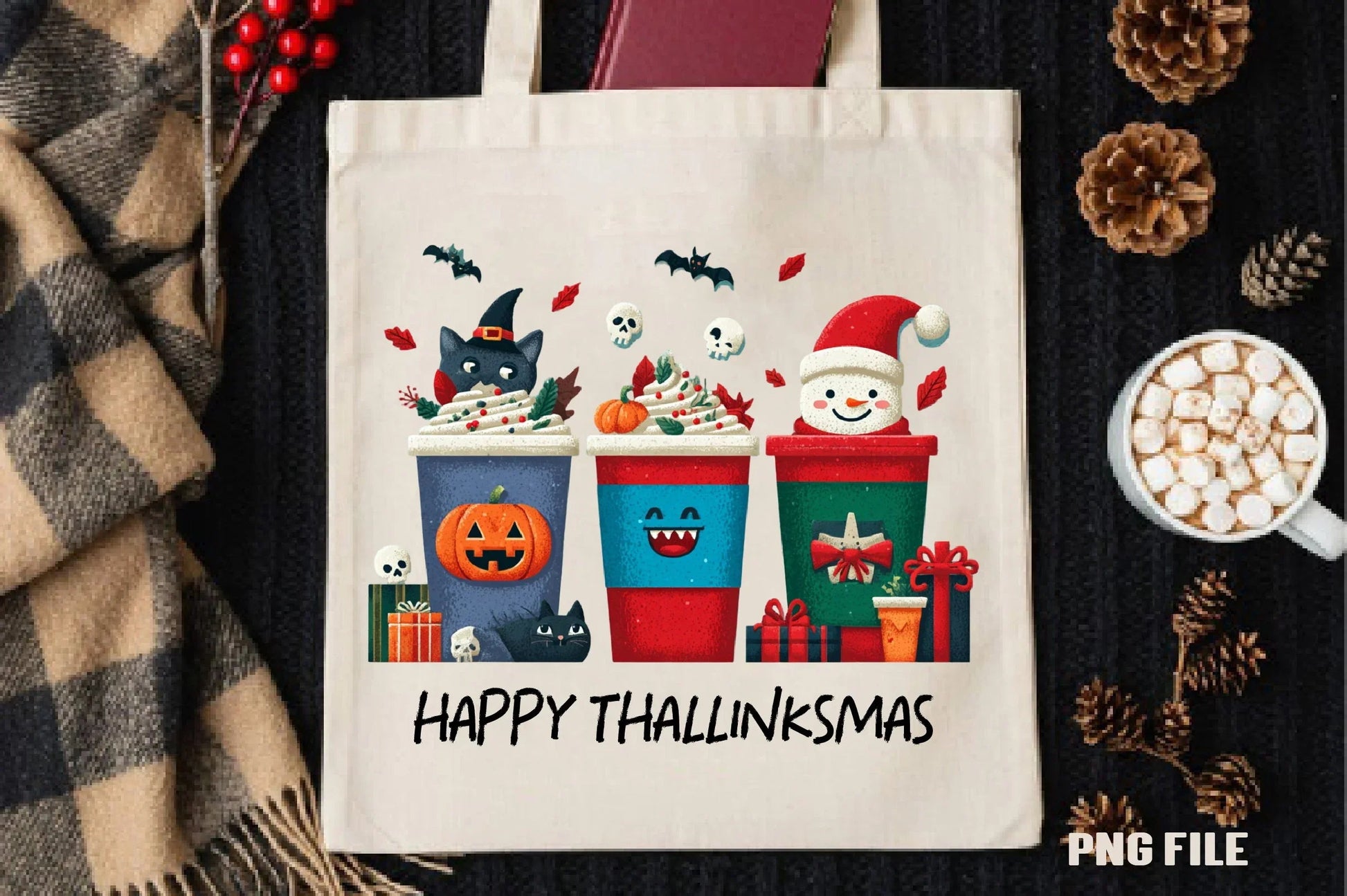 Happy Thallinksmas Clipart Bundle - CraftNest - Digital Crafting and Art