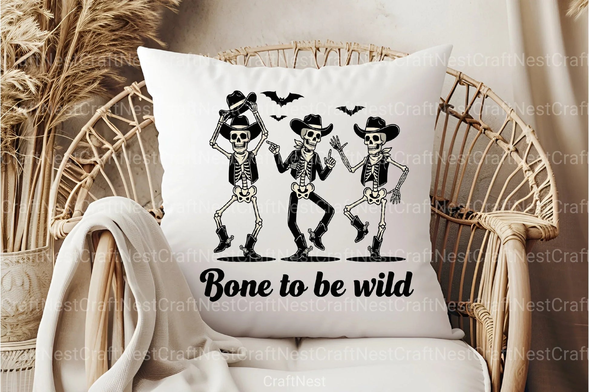 Halloween Cowboy Skeleton Dancing Clipart Bundle - CraftNest - Digital Crafting and Art