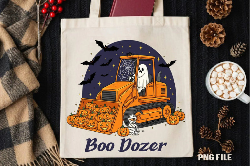 Boo Dozer Ghost Boys Halloween Clipart Bundle - CraftNest - Digital Crafting and Art