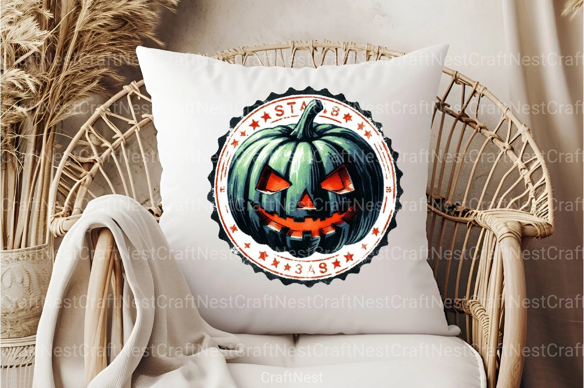 Halloween Stamp Clipart Bundle 9 - CraftNest - Digital Crafting and Art