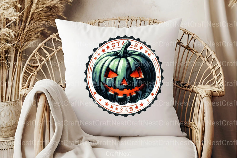 Halloween Stamp Clipart Bundle 9 - CraftNest - Digital Crafting and Art