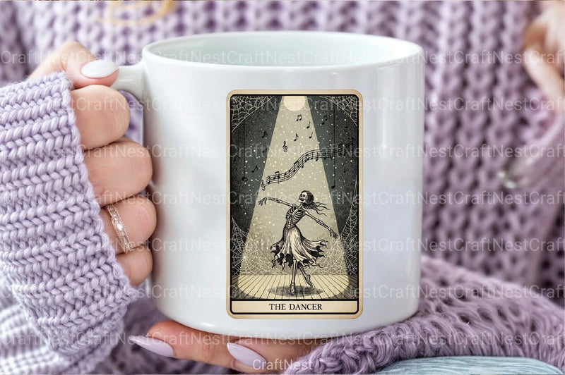 Dancer Halloween Tarot Card Clipart Bundle - CraftNest - Digital Crafting and Art