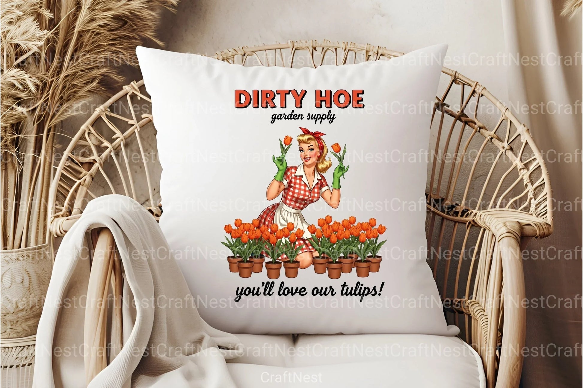 Retro Sassy Plant Lover Clipart Bundle - CraftNest - Digital Crafting and Art