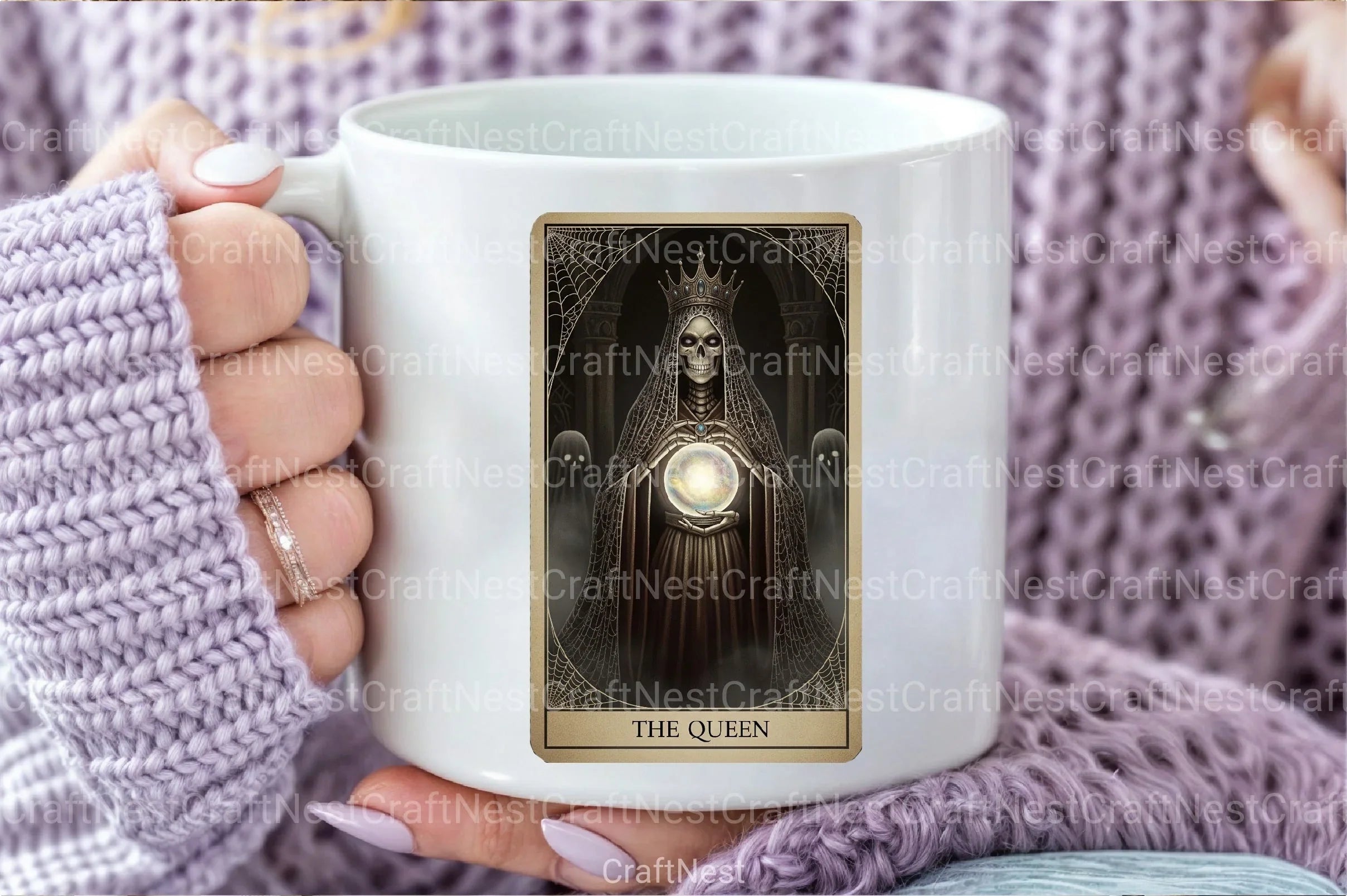 Queen Halloween Tarot Card Clipart Bundle - CraftNest - Digital Crafting and Art