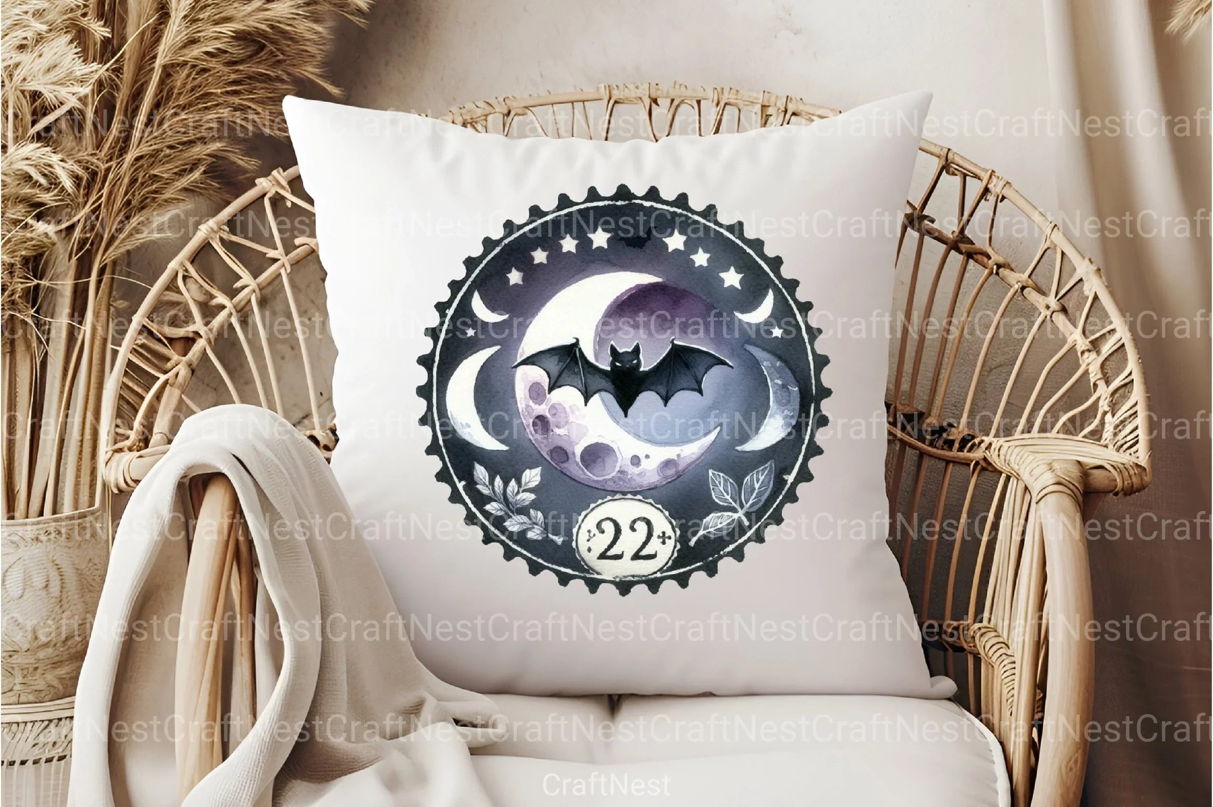 Halloween Stamp Clipart Bundle 4 - CraftNest - Digital Crafting and Art