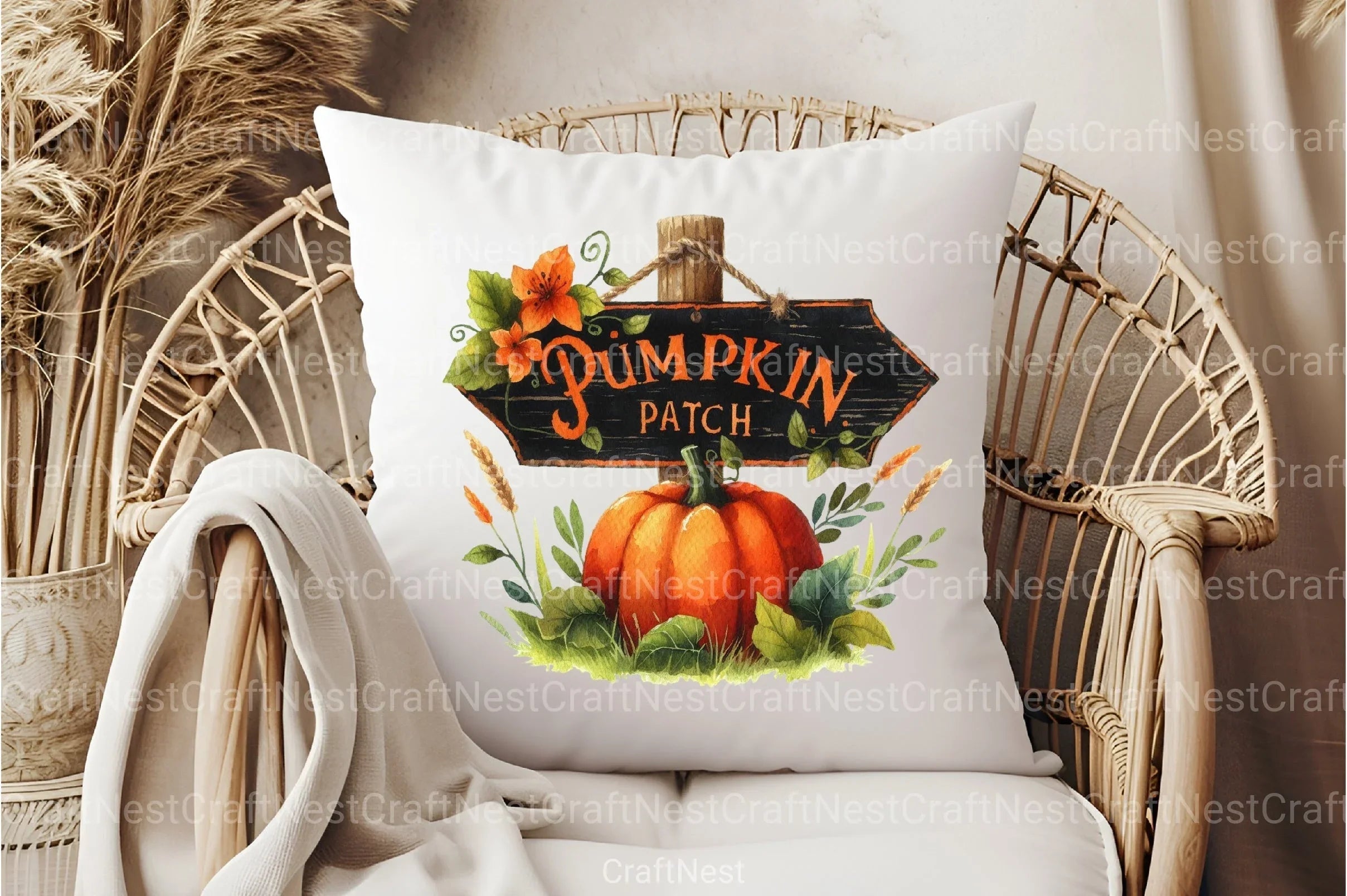 Pumpkin Patch Clipart Bundle - CraftNest - Digital Crafting and Art