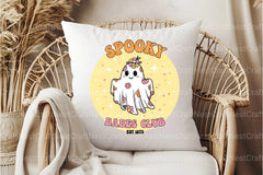 Retro Halloween Ghost Sublimation Clipart Bundle - CraftNest - Digital Crafting and Art