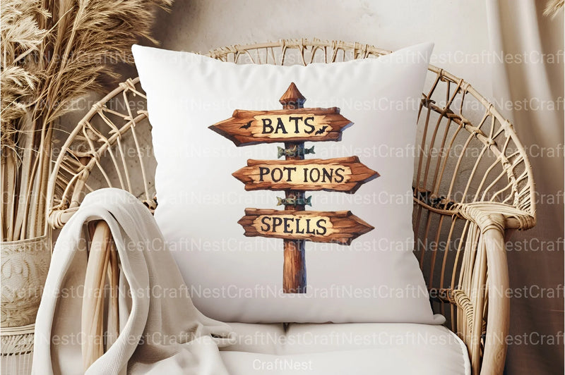 Bats Potions Spells Clipart Bundle - CraftNest - Digital Crafting and Art
