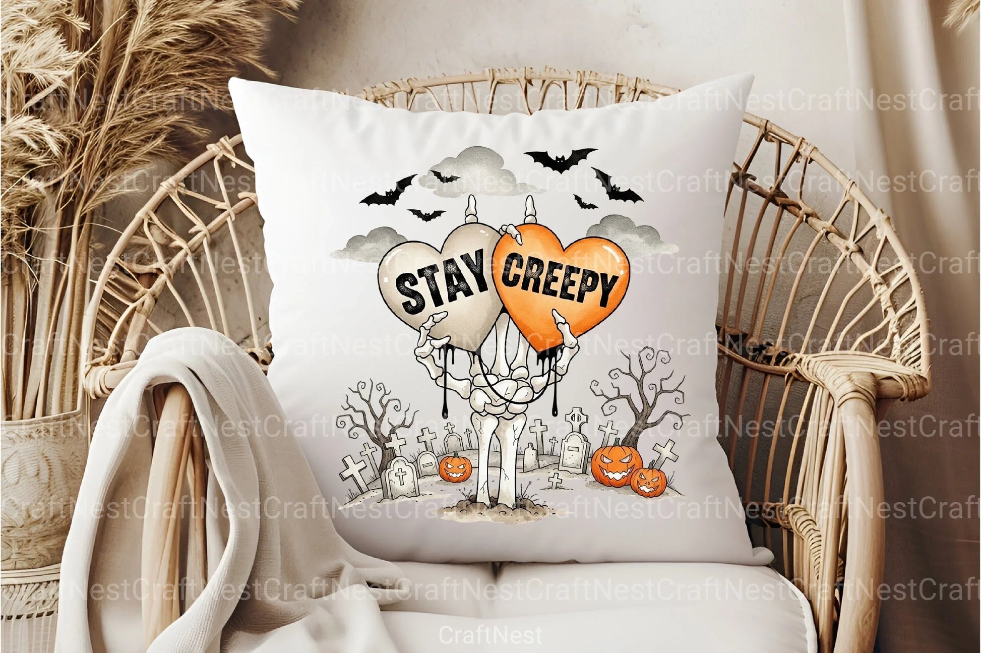 Stay Creepy Halloween Clipart Bundle - CraftNest - Digital Crafting and Art