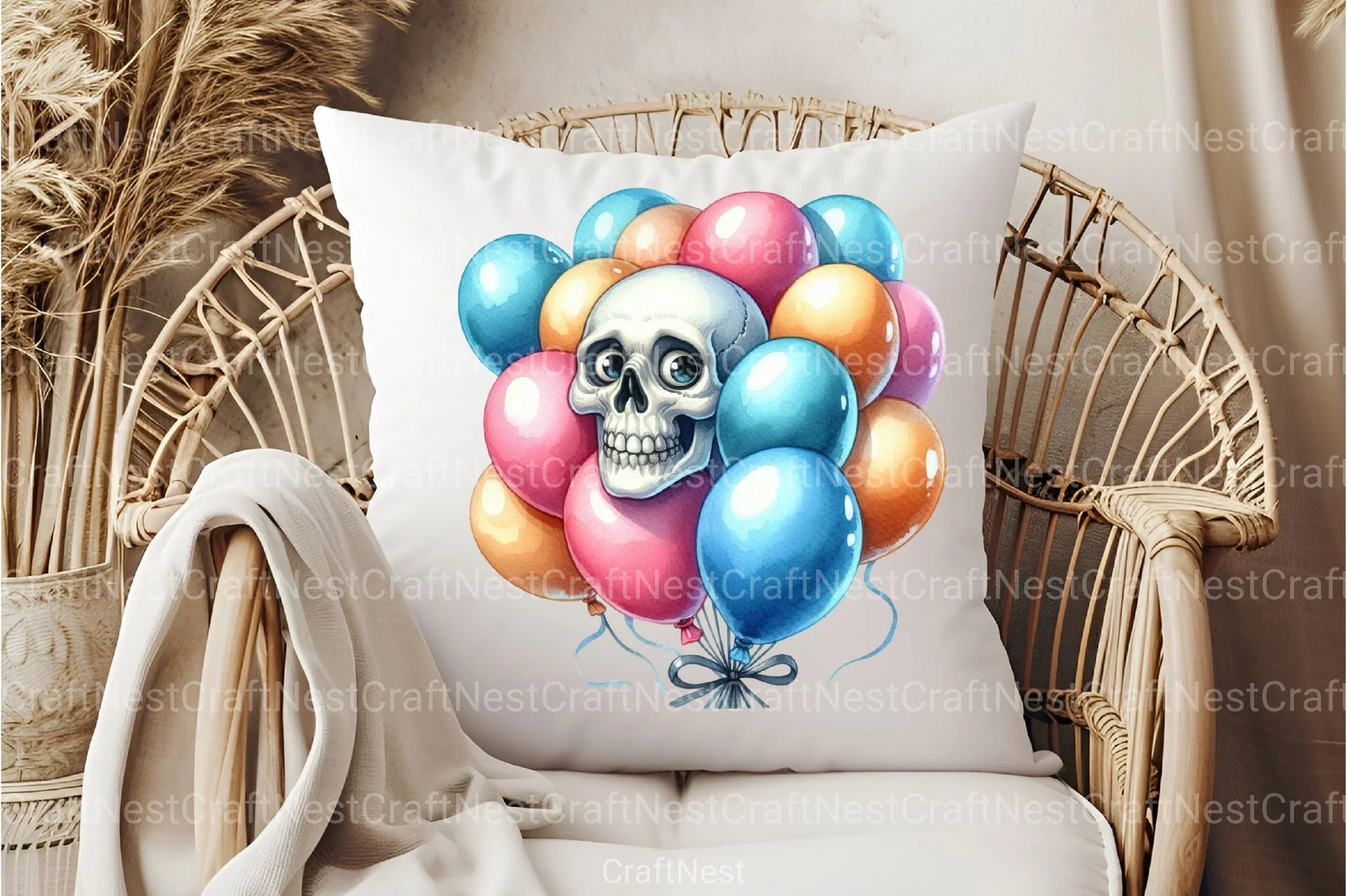 Funny Skeleton Peeking Clipart Bundle 167 - CraftNest - Digital Crafting and Art
