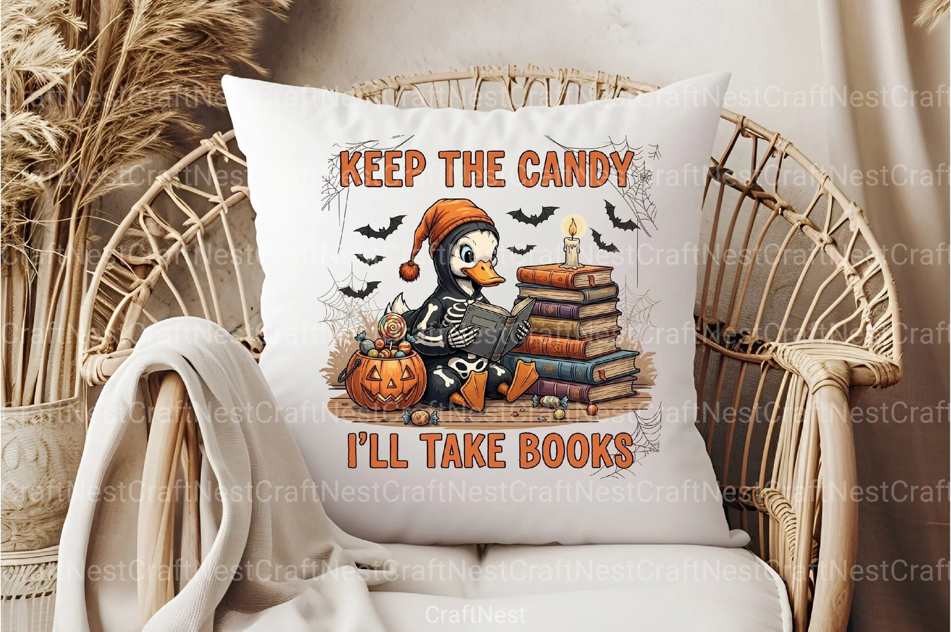 Halloween Clipart Bundle: Books Over Candy - CraftNest - Digital Crafting and Art