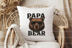 Papa Bear Clipart Bundle - CraftNest - Digital Crafting and Art
