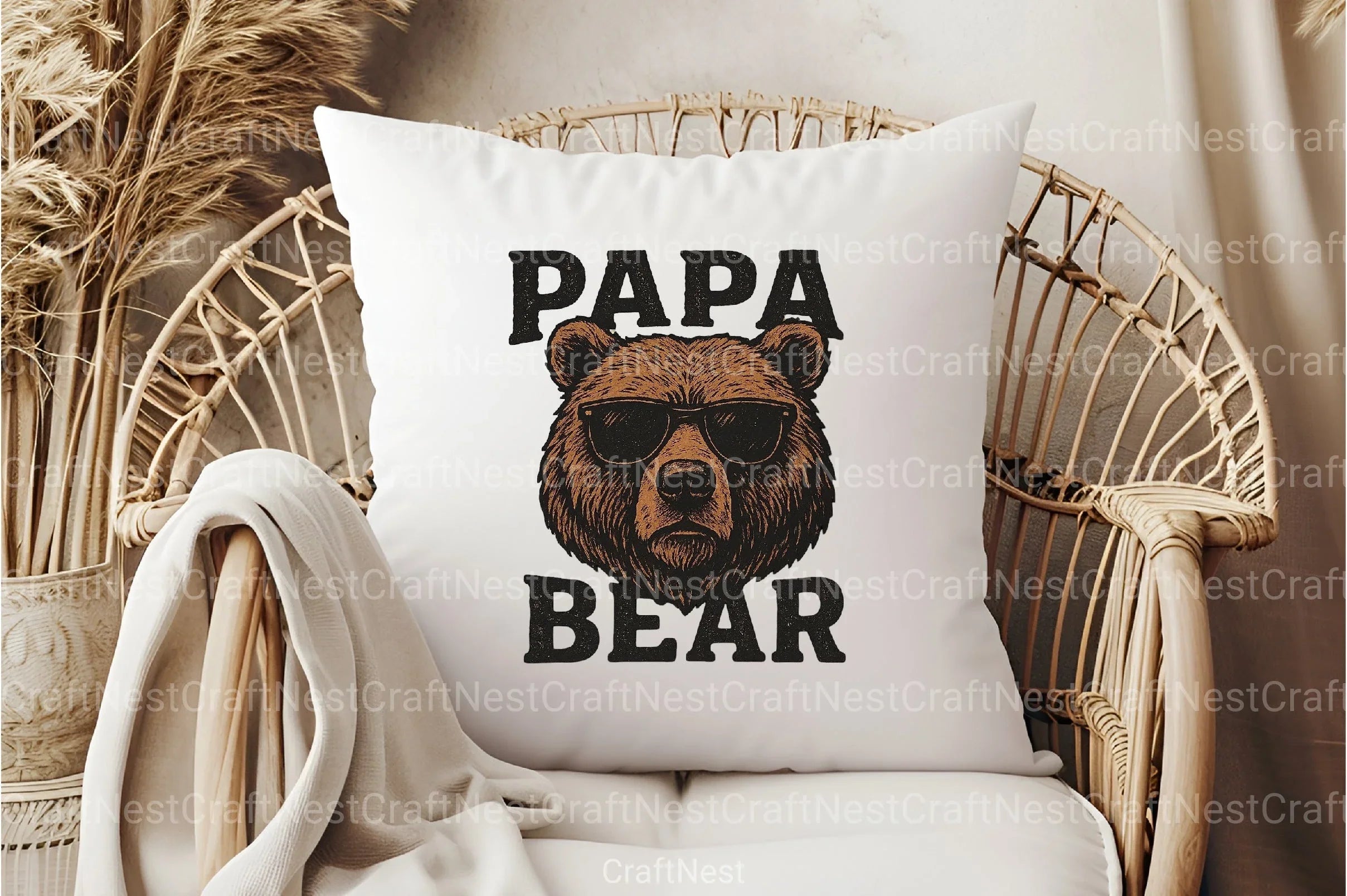 Papa Bear Clipart Bundle - CraftNest - Digital Crafting and Art