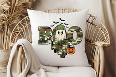 Camo Boo Halloween Clipart Bundle - CraftNest - Digital Crafting and Art