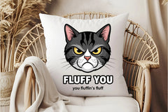 Fluff You Funny Cat Clipart Bundle - CraftNest - Digital Crafting and Art