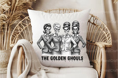 Golden Ghouls Girls Halloween Clipart Bundle - CraftNest - Digital Crafting and Art