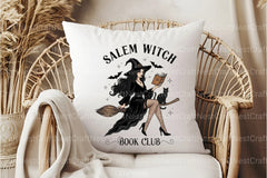 Vintage Salem Witch Book Club Halloween Clipart Bundle - CraftNest - Digital Crafting and Art