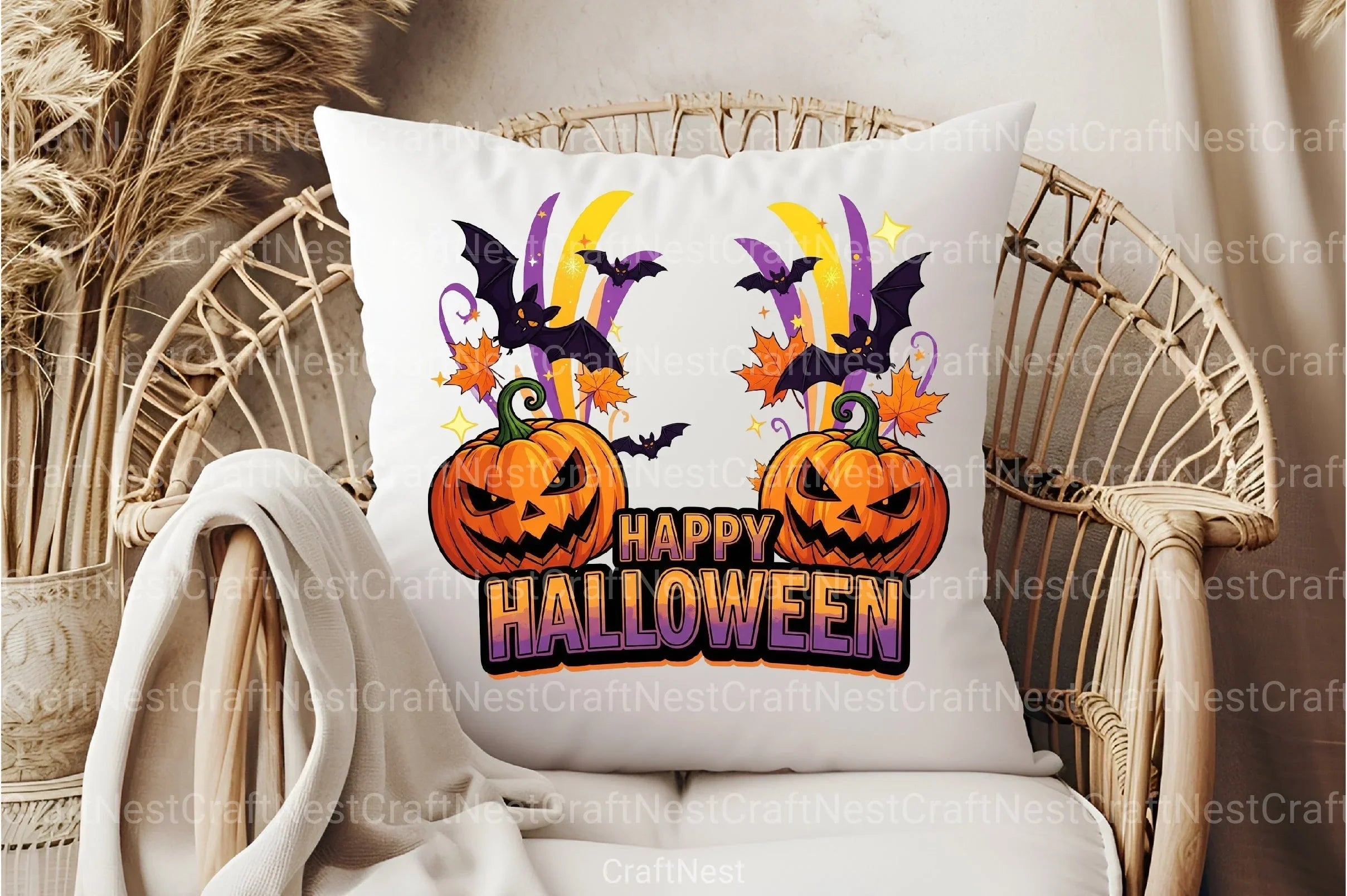 Happy Halloween PNG Clipart Bundle - CraftNest - Digital Crafting and Art