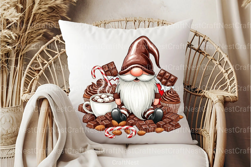 Sweet Chocolate Gnomes Clipart Bundle - CraftNest - Digital Crafting and Art