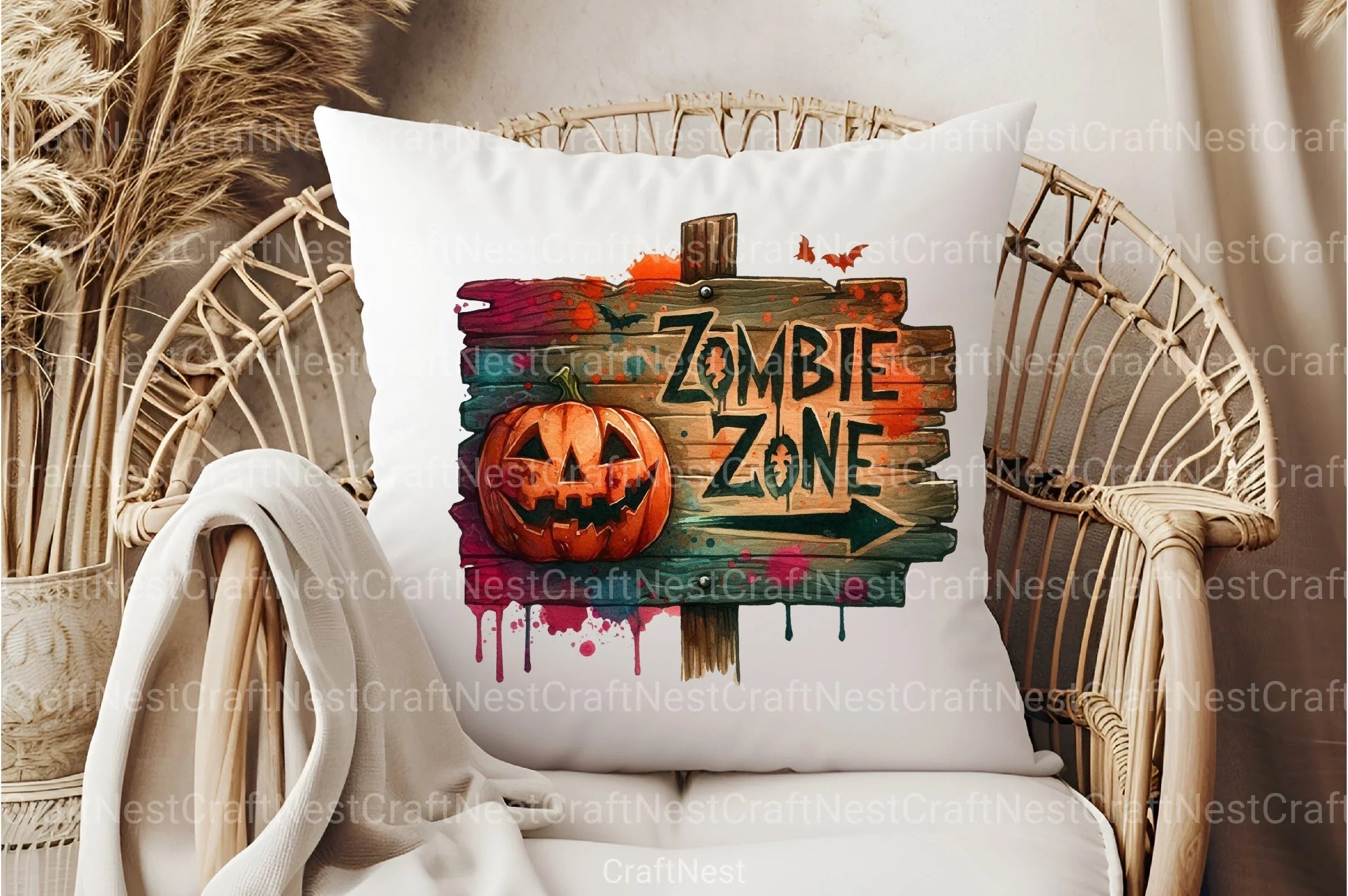 Zombie Zone Clipart Bundle - CraftNest - Digital Crafting and Art