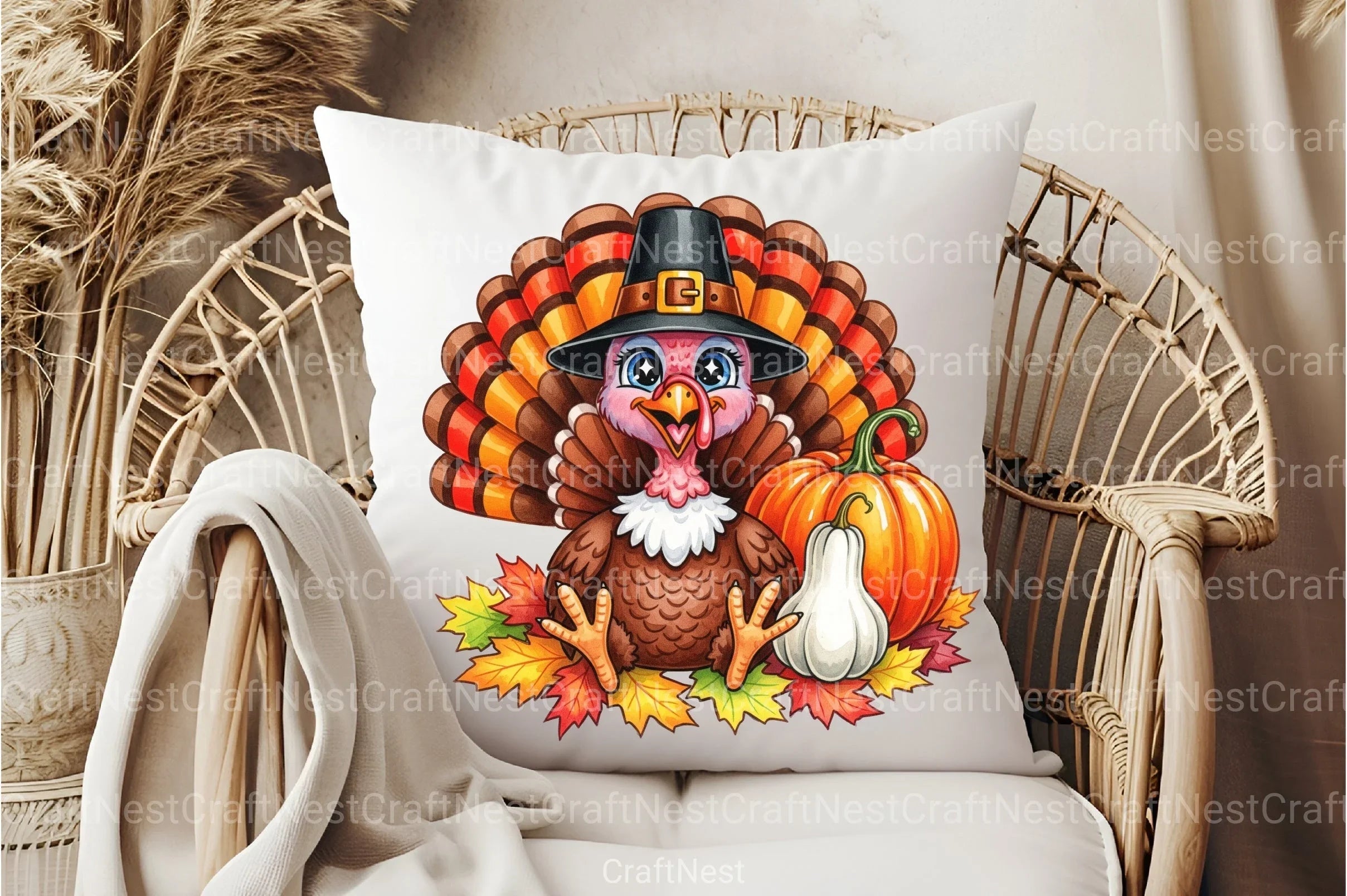 Thanksgiving Turkey Clipart Bundle - CraftNest - Digital Crafting and Art