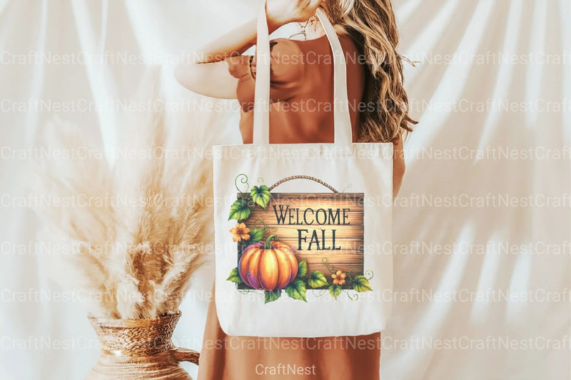 Welcome Fall Clipart Bundle 2 - CraftNest - Digital Crafting and Art