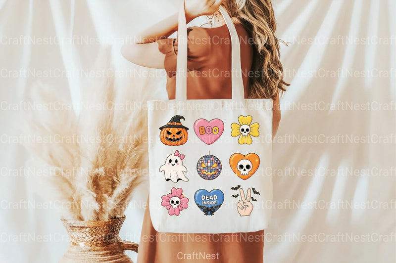 Retro Halloween Clipart Bundle 4 - CraftNest - Digital Crafting and Art