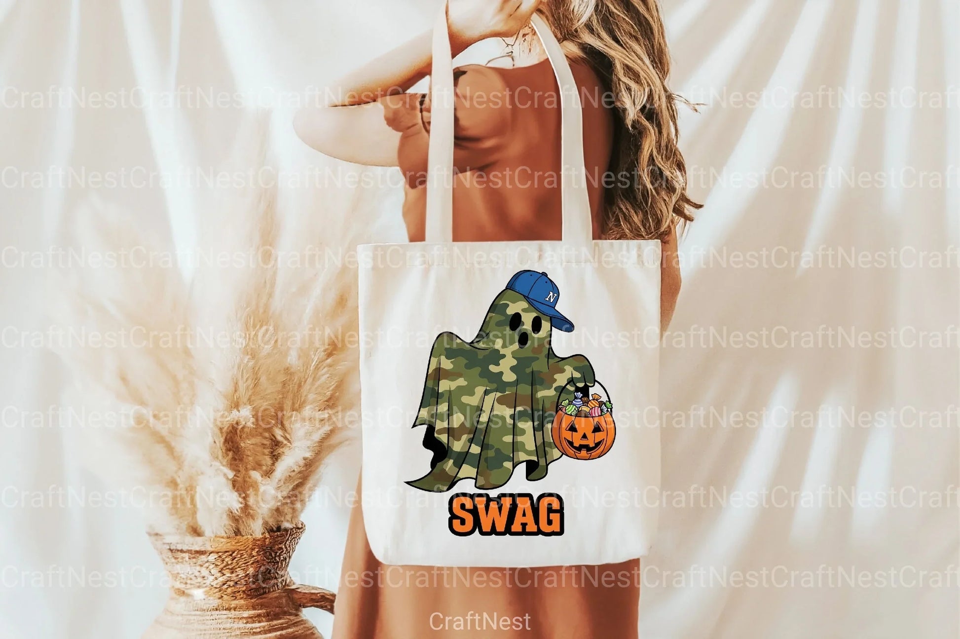 Camo Ghost Halloween Clipart Bundle - CraftNest - Digital Crafting and Art