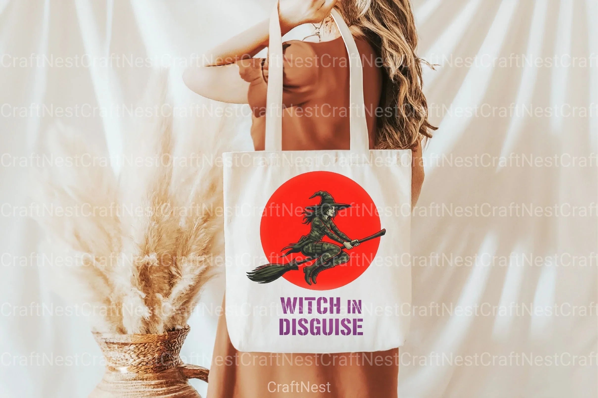 Camo Witch Halloween Clipart Bundle - CraftNest - Digital Crafting and Art