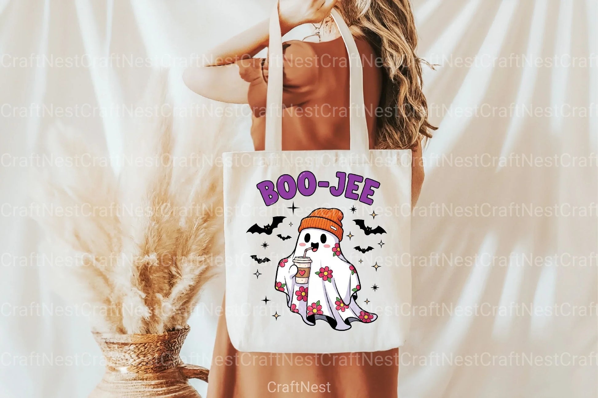 Retro Halloween Ghost Clipart Bundle 99 - CraftNest - Digital Crafting and Art