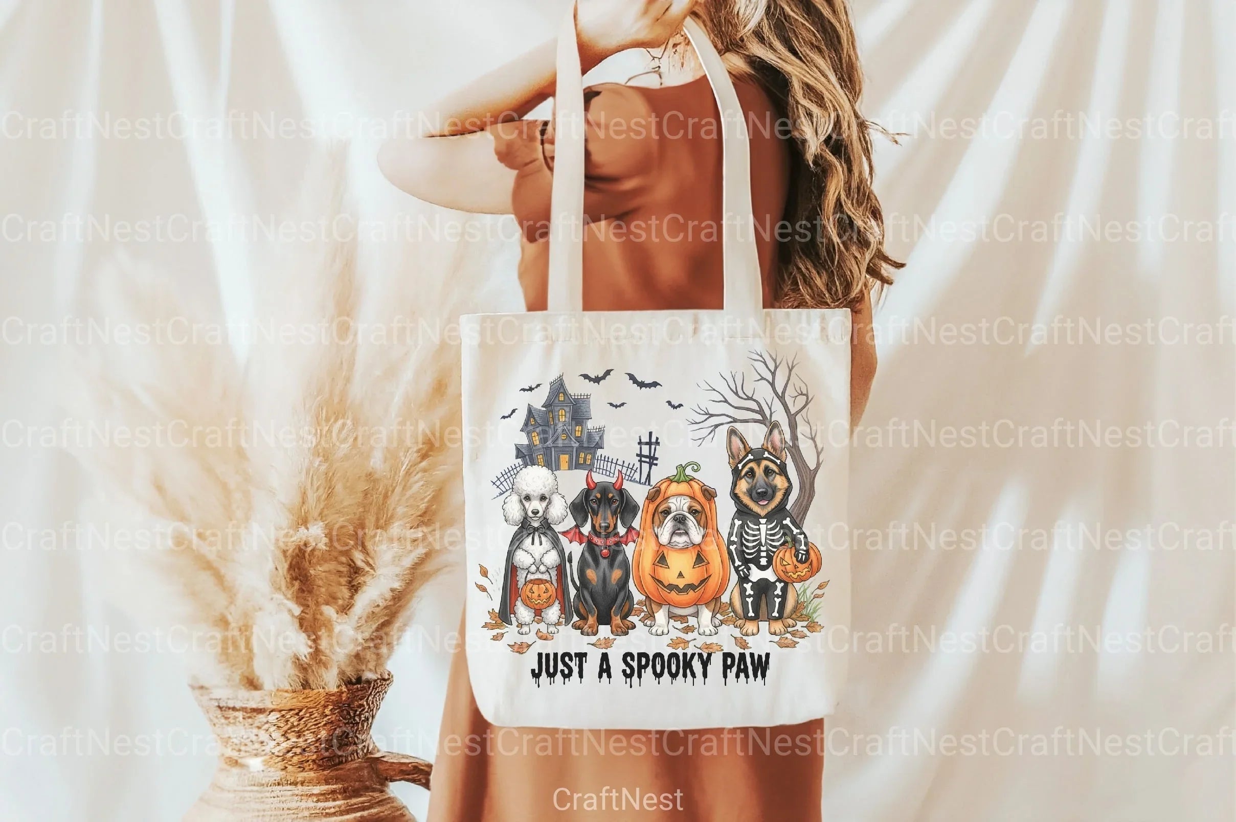 Spooky Paw Halloween Dog Clipart Bundle - CraftNest - Digital Crafting and Art