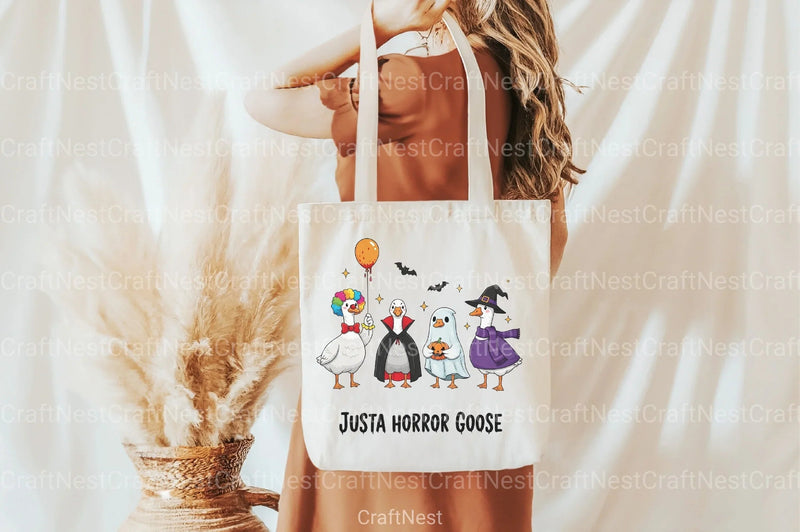 Funny Halloween Horror Goose Clipart Bundle - CraftNest - Digital Crafting and Art