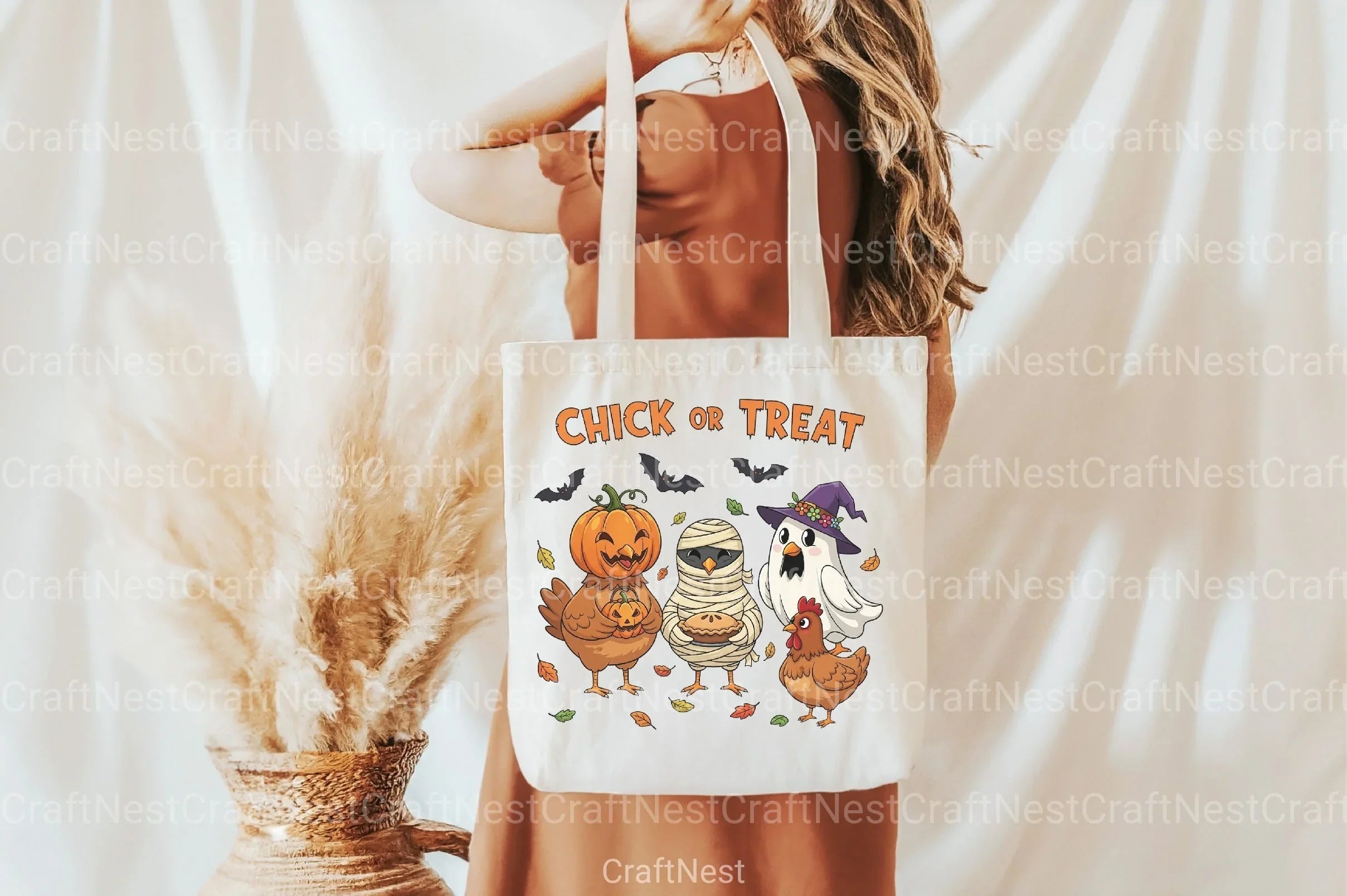 Chick or Treat: Halloween Chicken Clipart Bundle - CraftNest - Digital Crafting and Art