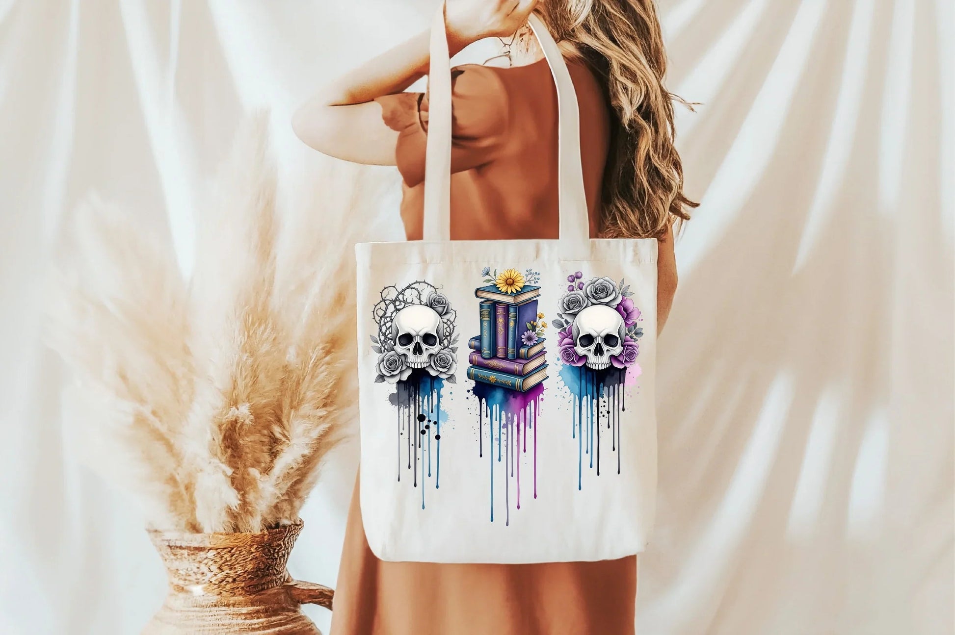 Floral Skulls & Books Clipart Bundle - CraftNest - Digital Crafting and Art