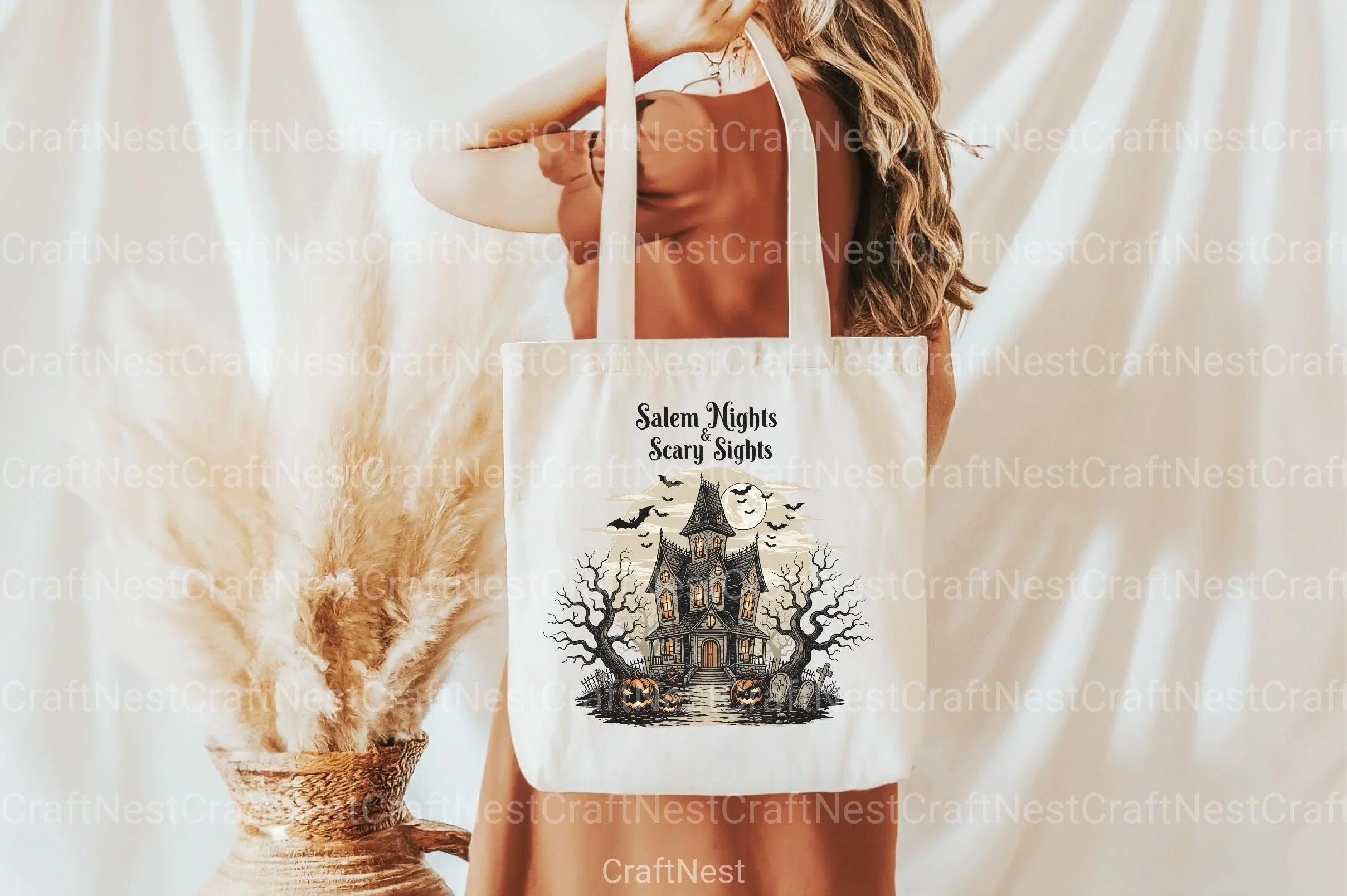 Halloween Horror House Salem Night Clipart Bundle - CraftNest - Digital Crafting and Art