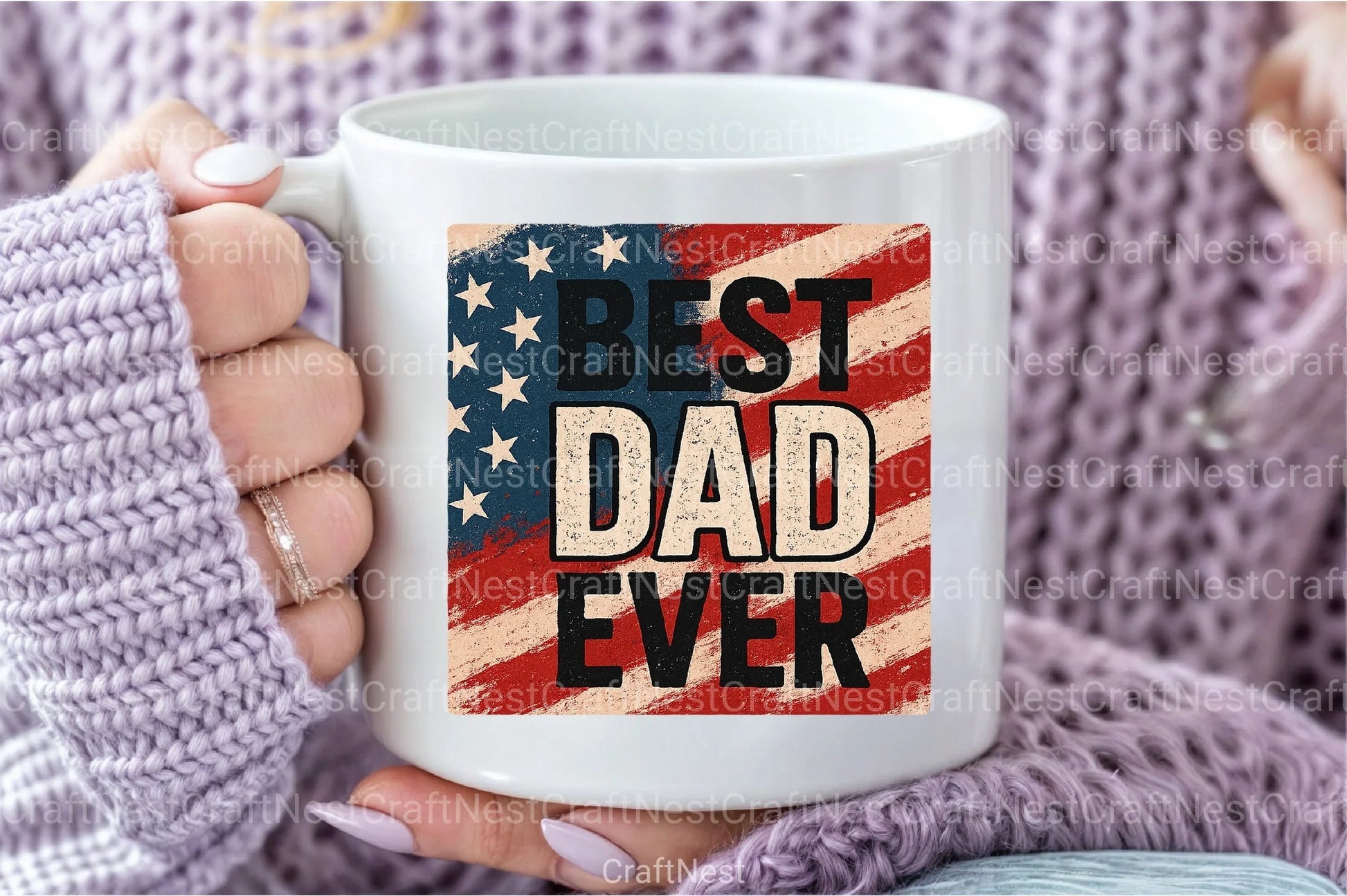 Patriotic Best Dad Ever Clipart Bundle 2 - CraftNest - Digital Crafting and Art