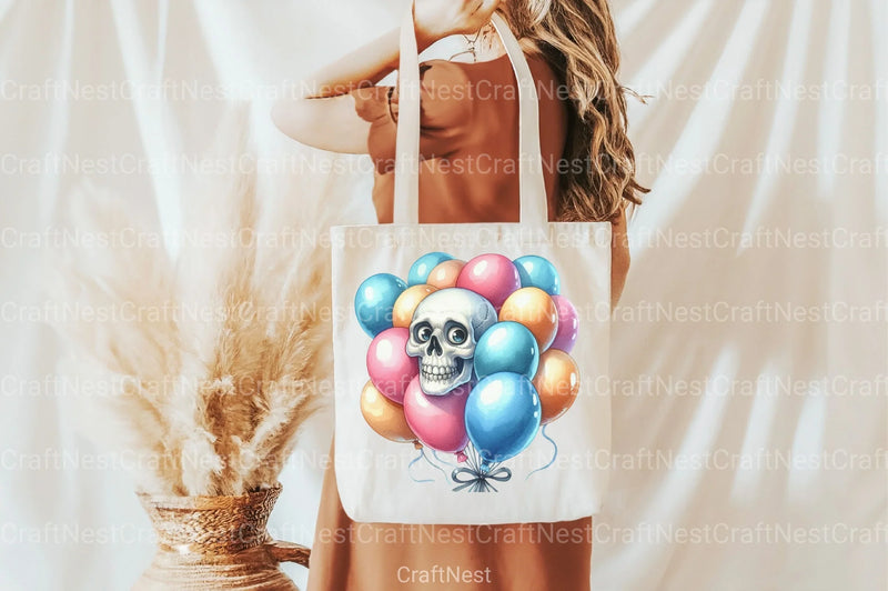 Funny Skeleton Peeking Clipart Bundle 167 - CraftNest - Digital Crafting and Art