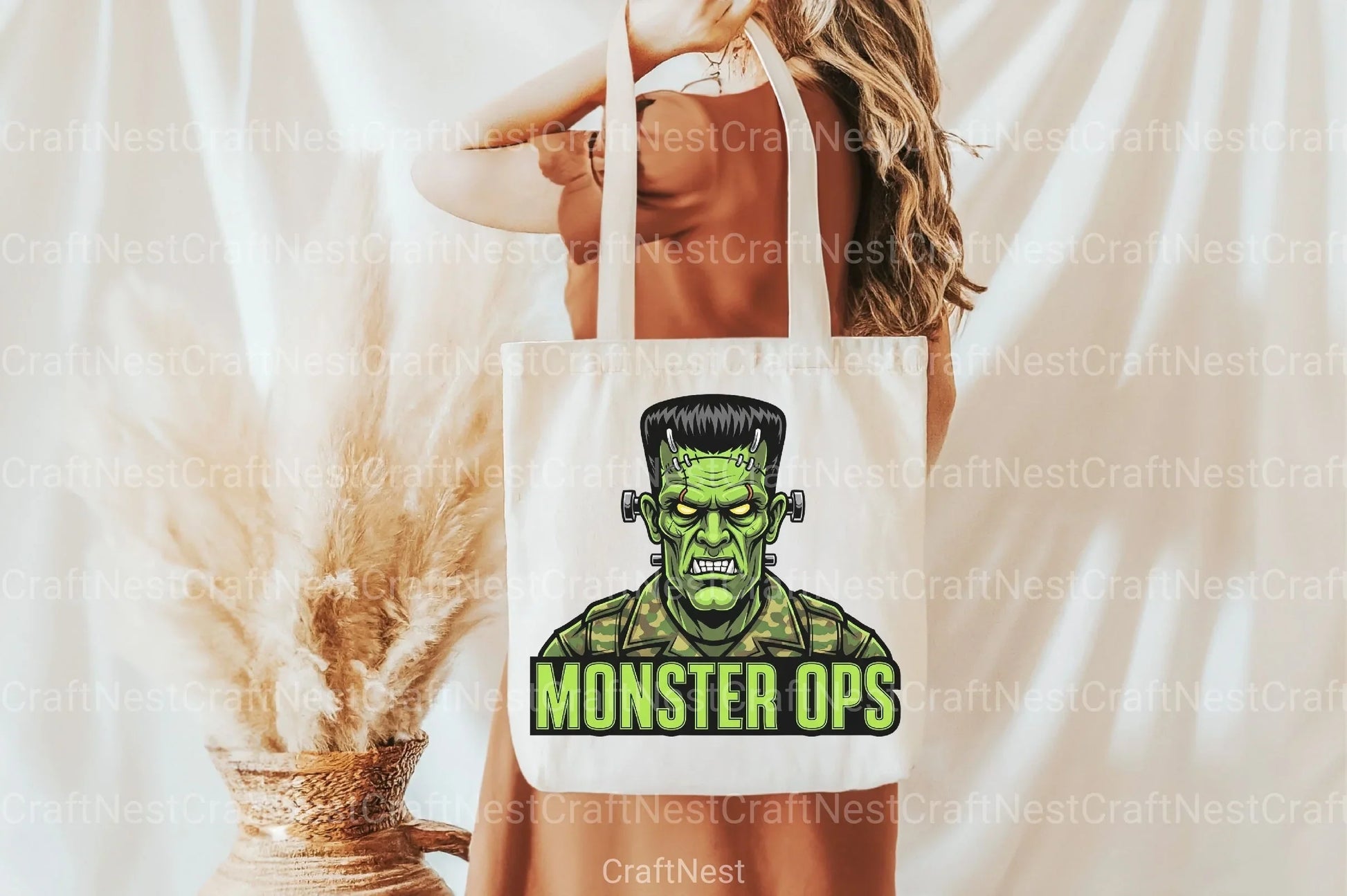 Camo Monster Halloween Clipart Bundle - CraftNest - Digital Crafting and Art