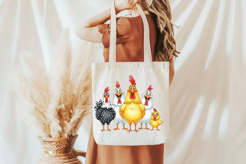 Funny Chickens Clipart Bundle - CraftNest - Digital Crafting and Art