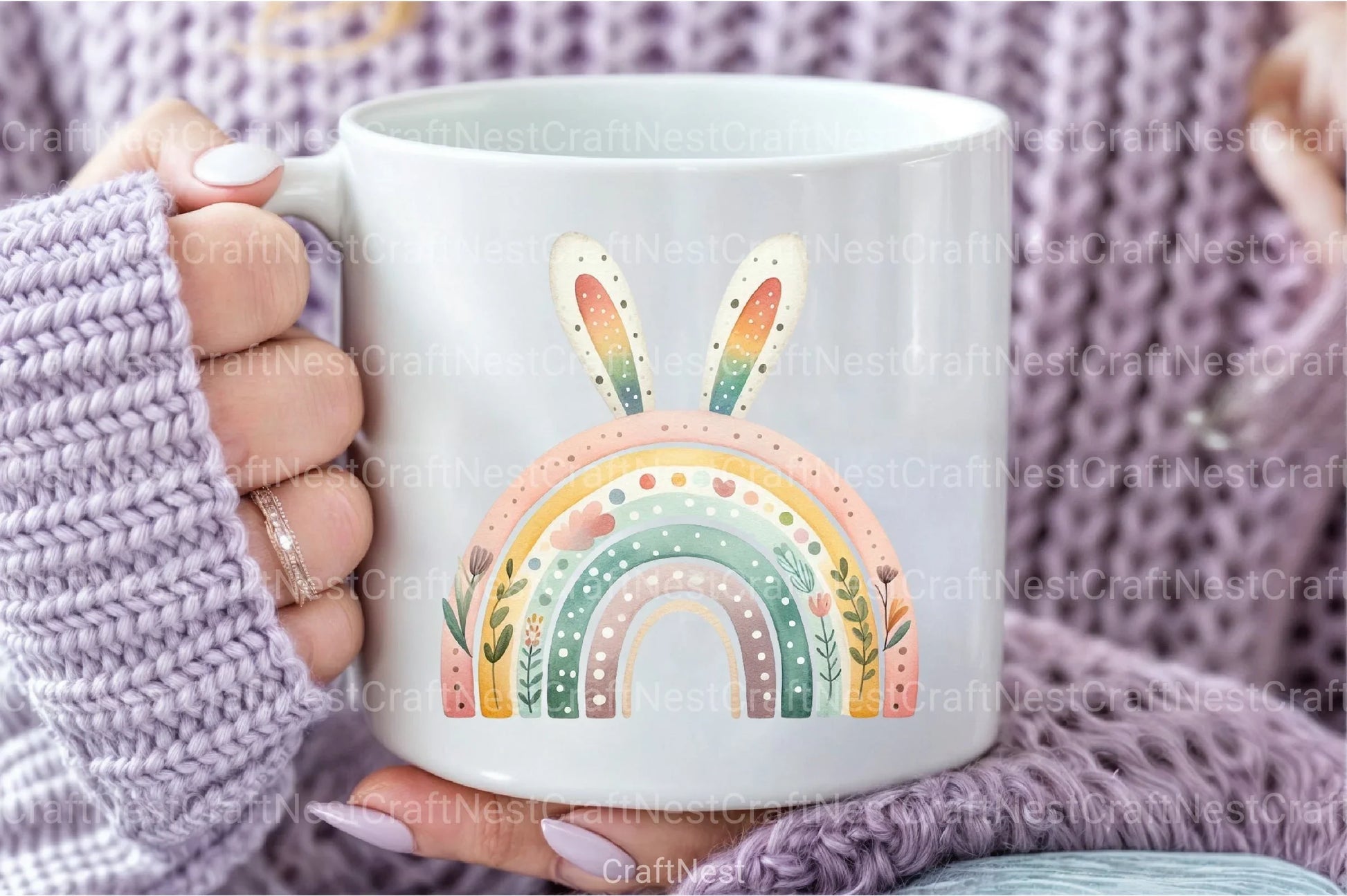 Boho Rainbow Clipart Bundle 26 - CraftNest - Digital Crafting and Art