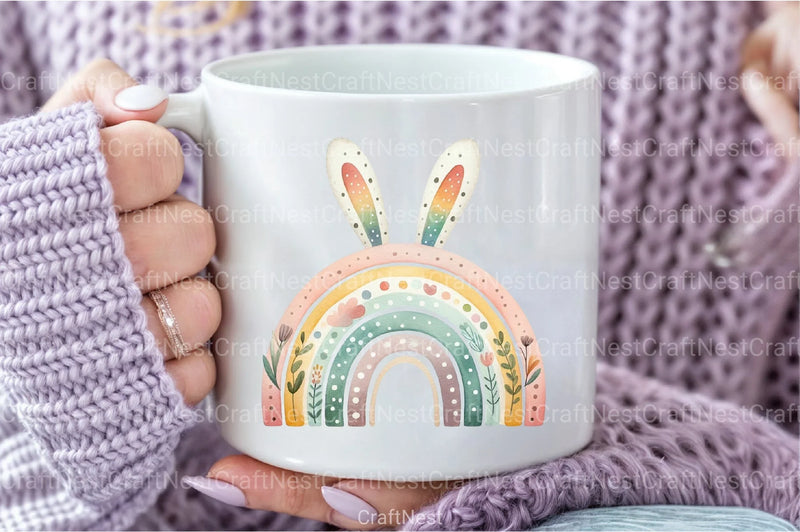 Boho Rainbow Clipart Bundle 26 - CraftNest - Digital Crafting and Art