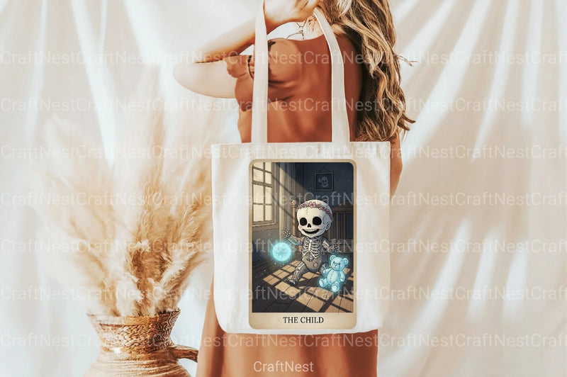 Child Halloween Tarot Card Clipart Bundle - CraftNest - Digital Crafting and Art