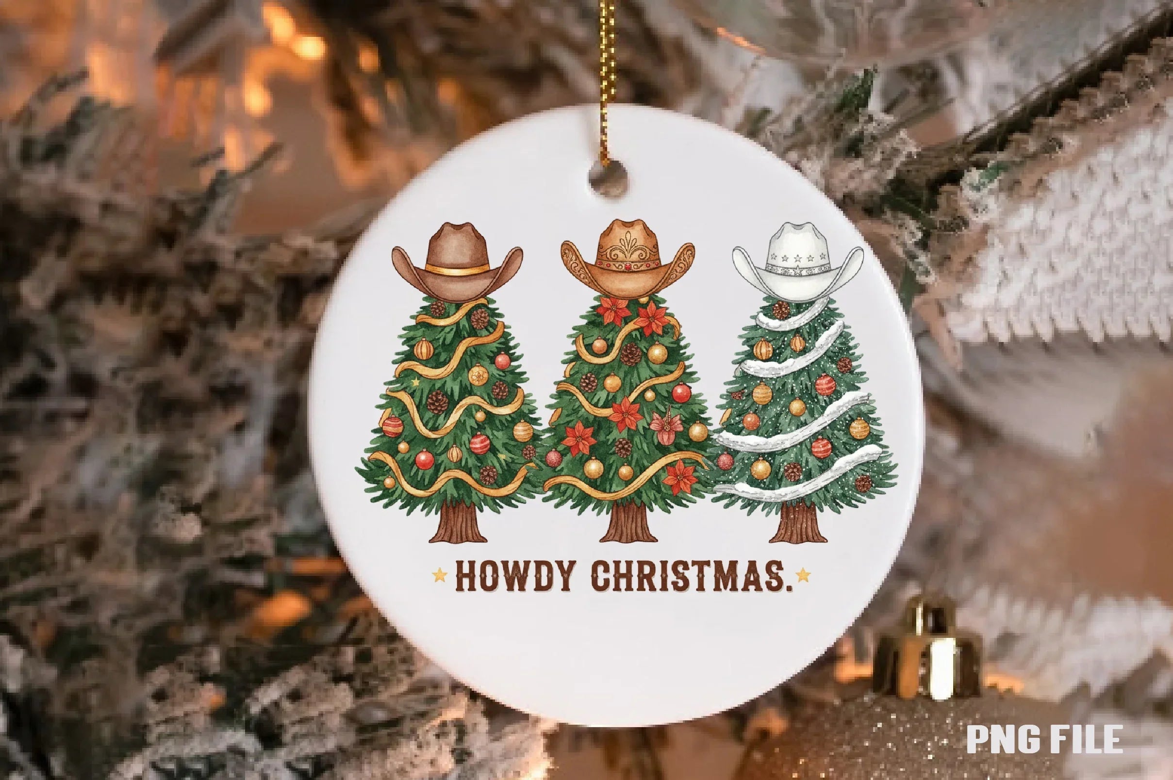 Western Christmas Country Clipart Bundle - CraftNest - Digital Crafting and Art