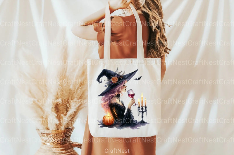 Halloween Wine Tasting Clipart Bundle - CraftNest - Digital Crafting and Art