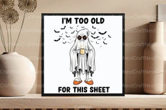Funny Sarcastic Sheet Ghost Halloween Clipart Bundle - CraftNest - Digital Crafting and Art