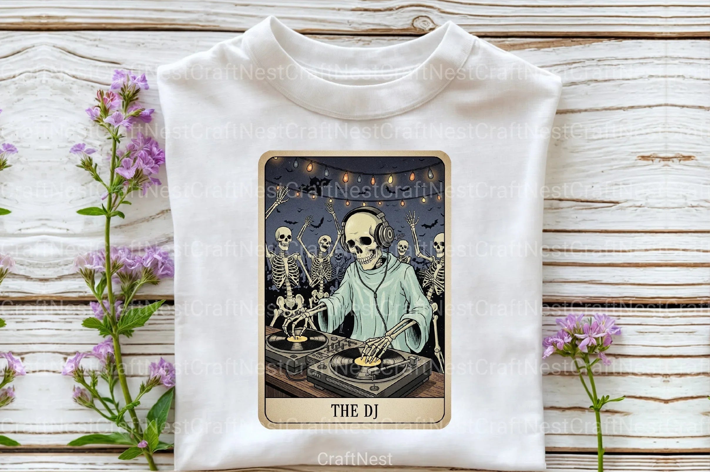 The Dj Halloween Tarot Card Clipart Bundle - CraftNest - Digital Crafting and Art