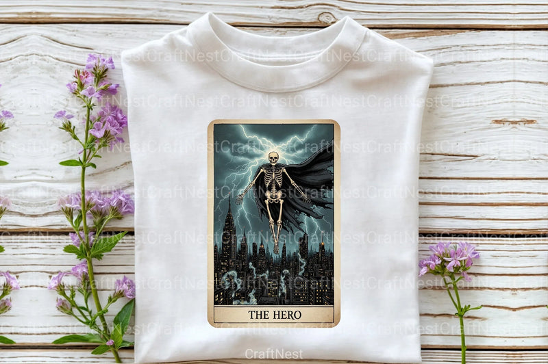 Hero Halloween Tarot Card Clipart Bundle - CraftNest - Digital Crafting and Art