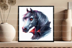 Halloween Horses Clipart Bundle 1 - CraftNest - Digital Crafting and Art